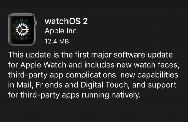 watchOS 2 正式版推送來臨，你的Apple Watch升級了嗎？