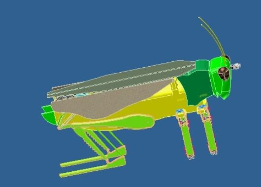 這個(gè)機(jī)器人像蝗蟲 但跳得比它高